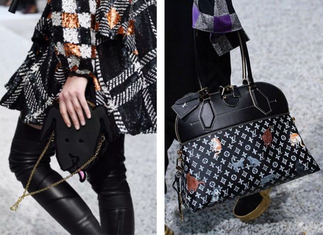 lv定制款狗狗包,lv上画熊猫的包