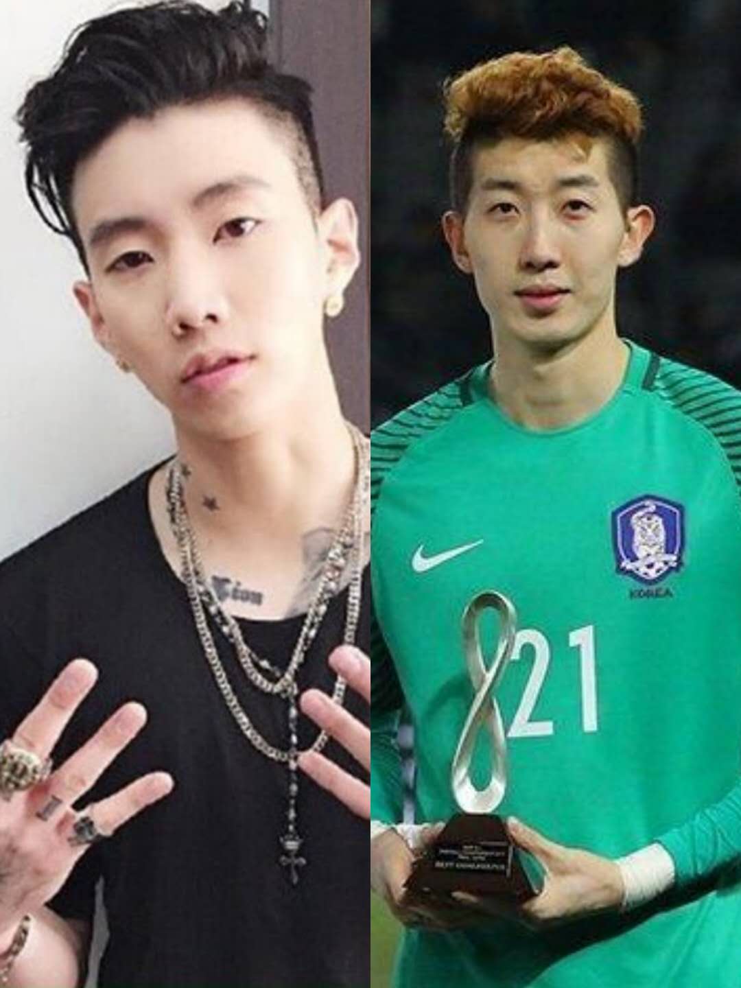 韩国守门员,韩国守门员赵贤祐化妆