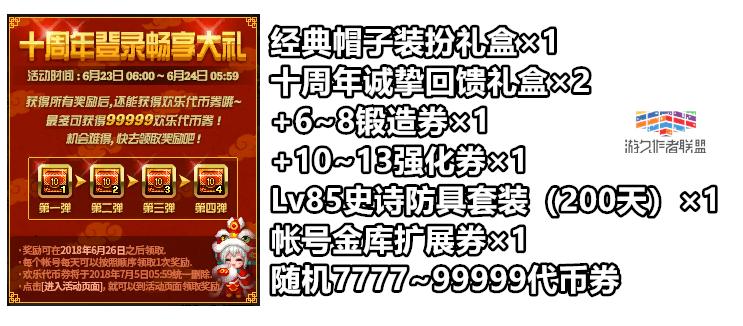 dnf十周年庆活动奖励有什么,dnf十周年buff称号