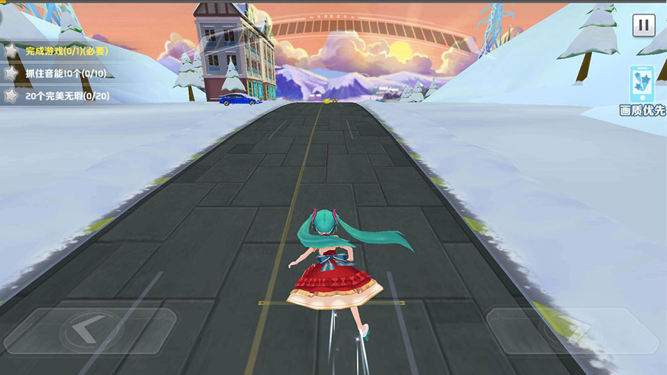 电视上玩《初音速》，社会我初音，能歌善舞还能跑！