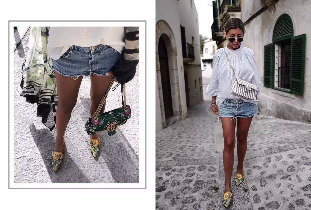 短裤怎样穿显高,短裤小白鞋穿搭