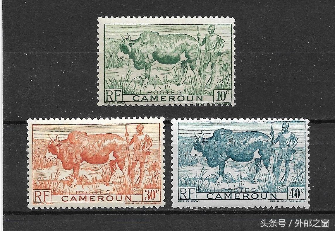 世界经典68国钱币邮票珍藏册,喀麦隆邮票