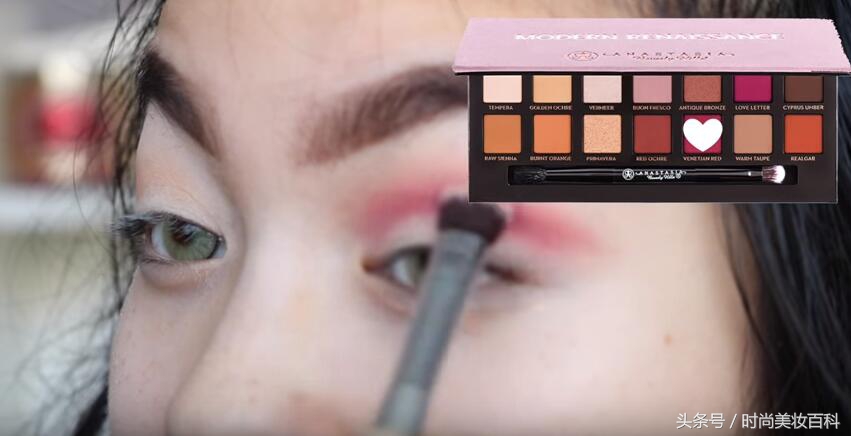 骚气十足妆容欧美艺术眼妆画法,欧美妆教程辣妹眼妆