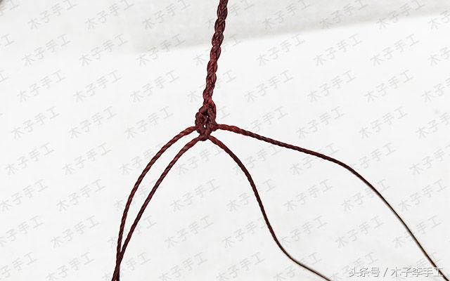 锁骨链编法教程大全,手工编织双层锁骨链绳子教程