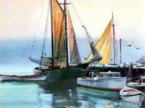 法国画家皮尔斯人物油画作品,保罗兰德水彩作品