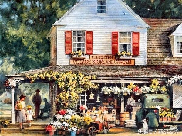 法国画家皮尔斯人物油画作品,保罗兰德水彩作品