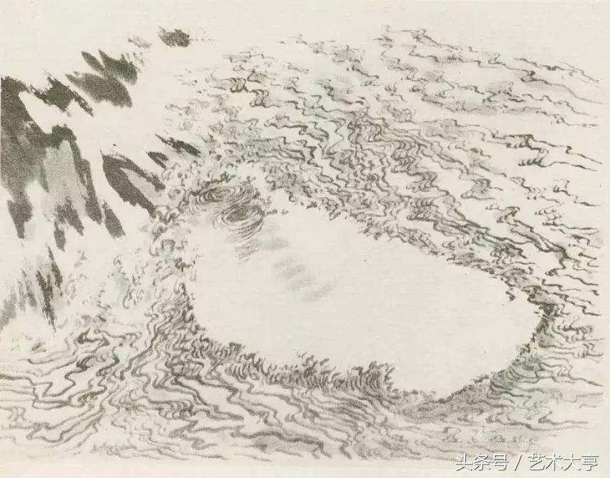 国画怎么画水中的山,画水国画教程