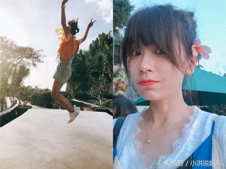 贾静雯次晒梧桐妹正脸照视频,贾静雯海岛度假晒梧桐