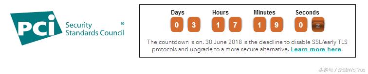 PCIDSS全面禁用SSL协议和低版本TLS协议，本周生效
