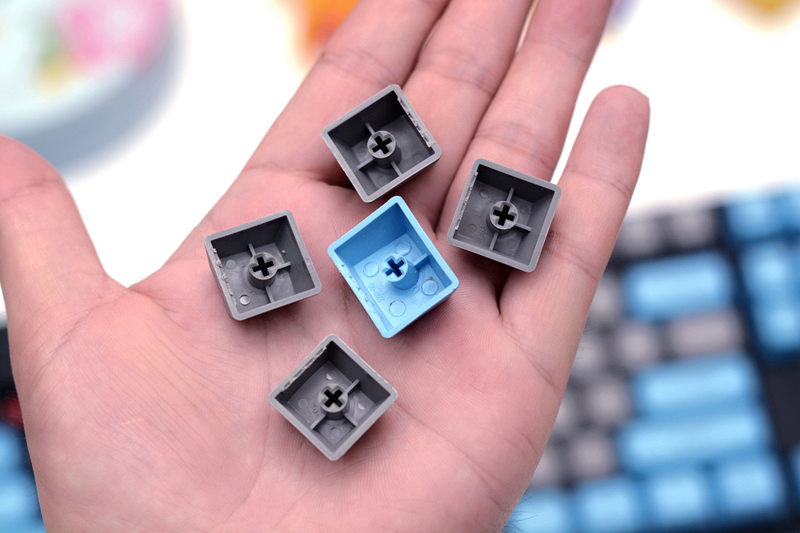 pbt机械键盘彩色背光蓝白键帽,pbt键帽的机械键盘推荐