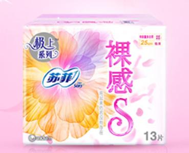 中国市场最早的卫生巾品牌,全球卫生巾市场份额