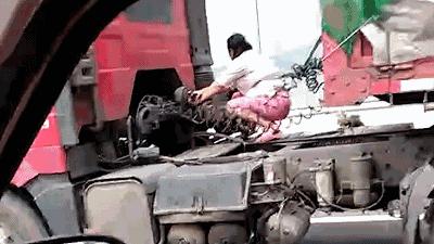 挂车气管断了应急办法,半挂车转弯拉断气管