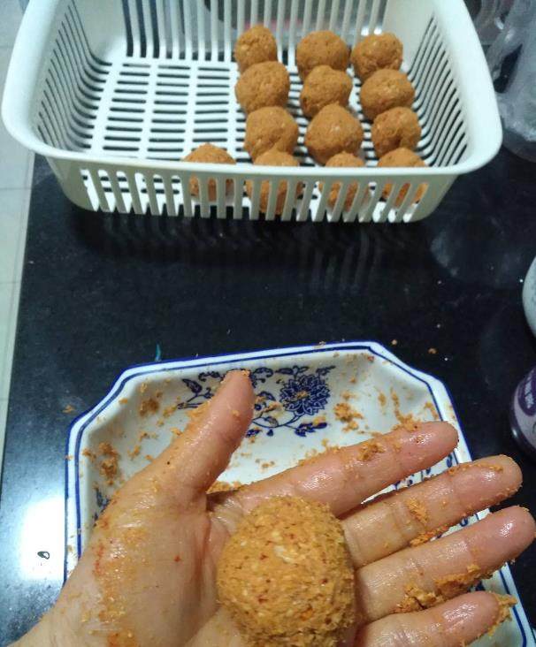 80后吃的红薯粑粑,做豆腐渣粑粑