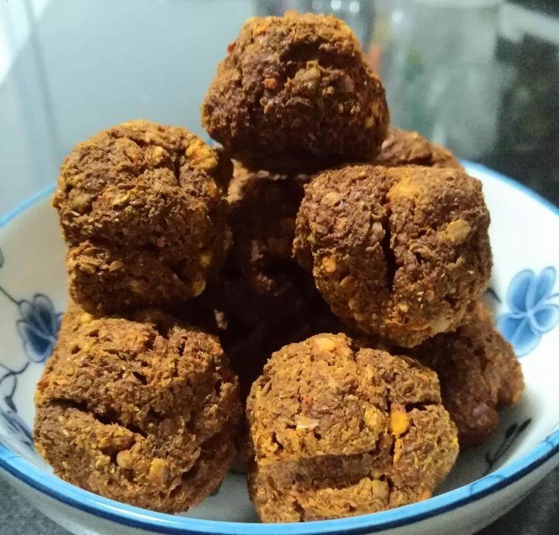 80后吃的红薯粑粑,做豆腐渣粑粑