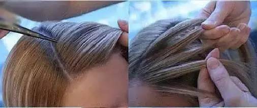 烫发后怎样扎头发好看,短烫发没有刘海怎么半扎头发好看