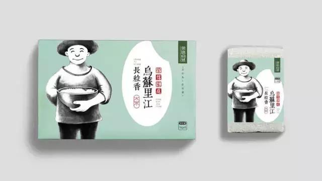 关于大米的包装设计,最有创意的大米包装