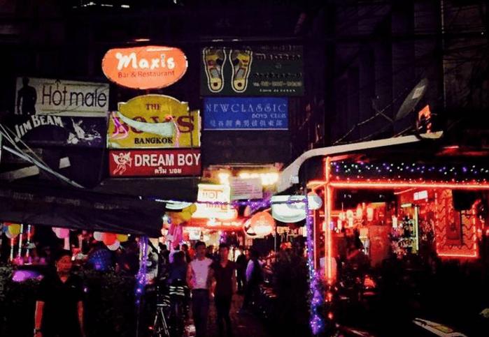 辉煌夜市曼谷夜生活,曼谷街头夜市