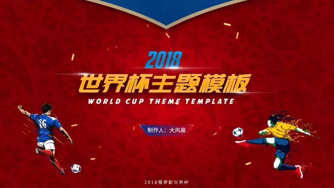 2022世界杯ppt免费模板,世界杯ppt设计