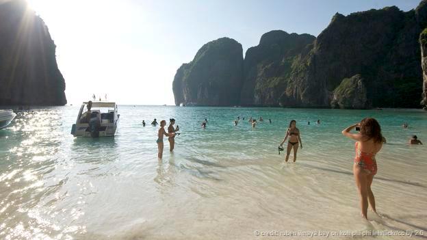 泰国旅游pp岛,泰国pp岛长尾船一日游