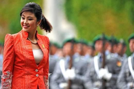 泰国总理英拉惊艳的照片,世界华人女总统