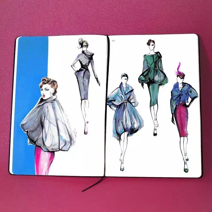 马克笔手绘服装设计教程正面,马克笔服装设计手绘教程视频