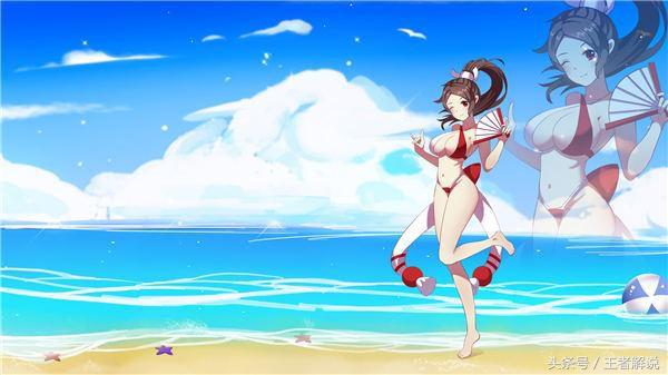 王者荣耀全部女英雄皮肤夏日换装,王者荣耀全体女英雄的海滩皮肤