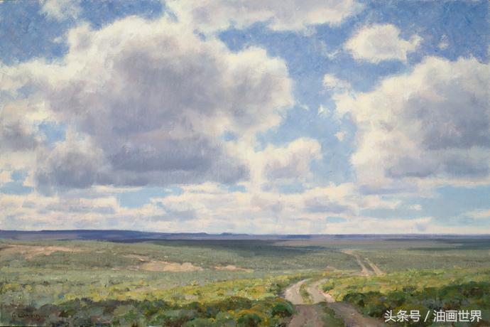 法国画家lucdidier风景油画欣赏,俄罗斯画家阿列克谢的风景油画