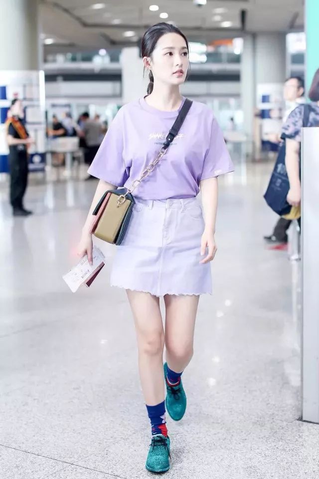 刘诗诗穿起今年最流行的连衣裙,打底连衣裙秋冬高级感刘诗诗同款