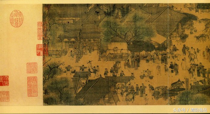 清明上河图张择端真迹完整版视频,张择端清明上河图精品长卷