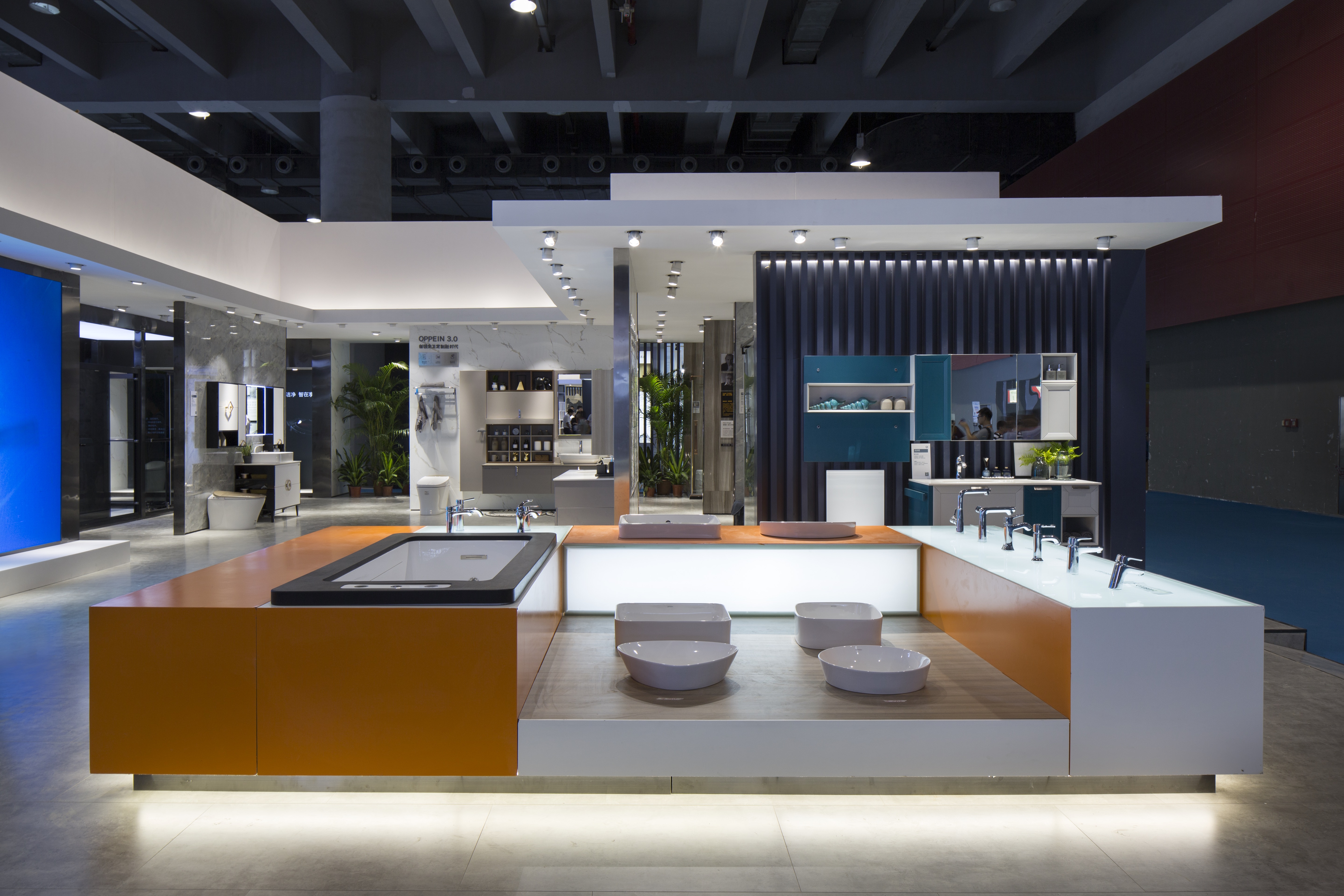 欧派卫浴官方旗舰店直播,欧派卫浴柜定制效果图