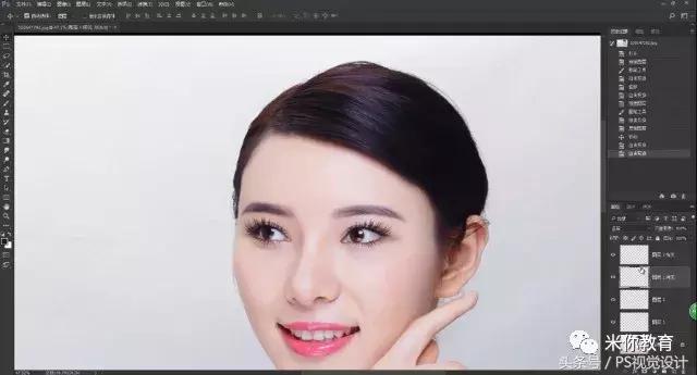 ps做眼睫毛,使用ps将眼睛变大