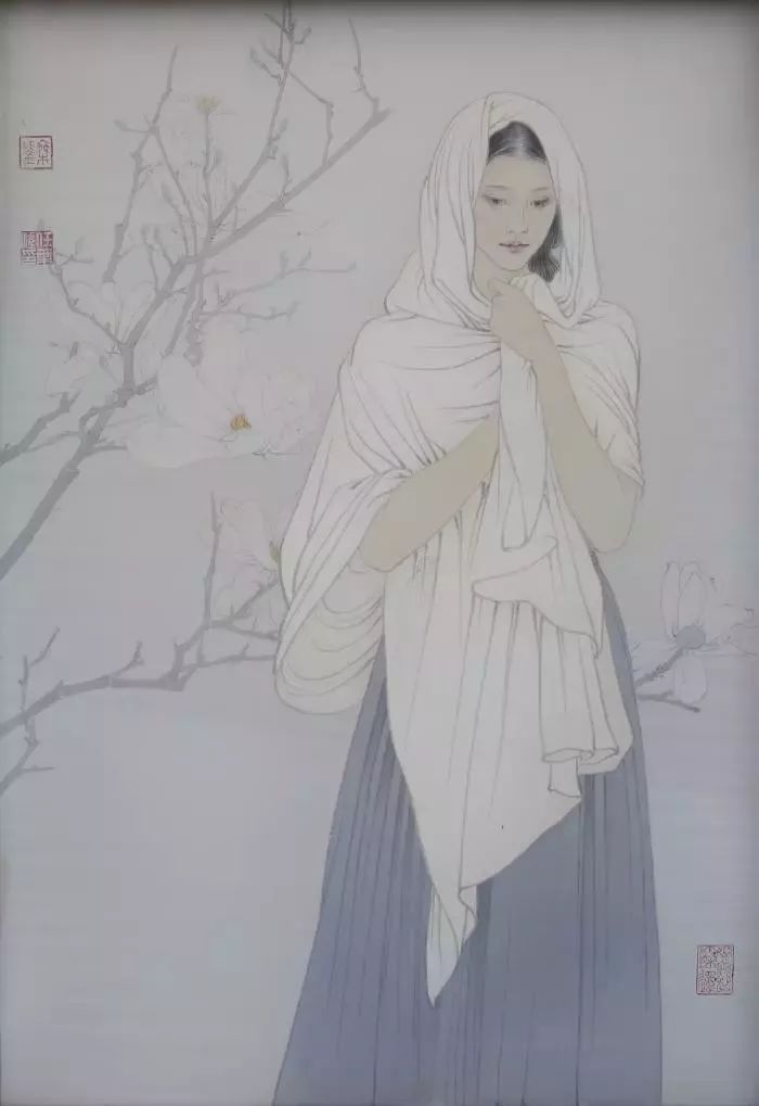 太美了！轻柔曼透，香艳的极致诱惑，国画欣赏