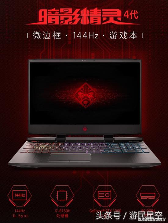 惠普暗影精灵4用的什么显卡,144hz显示器gsync