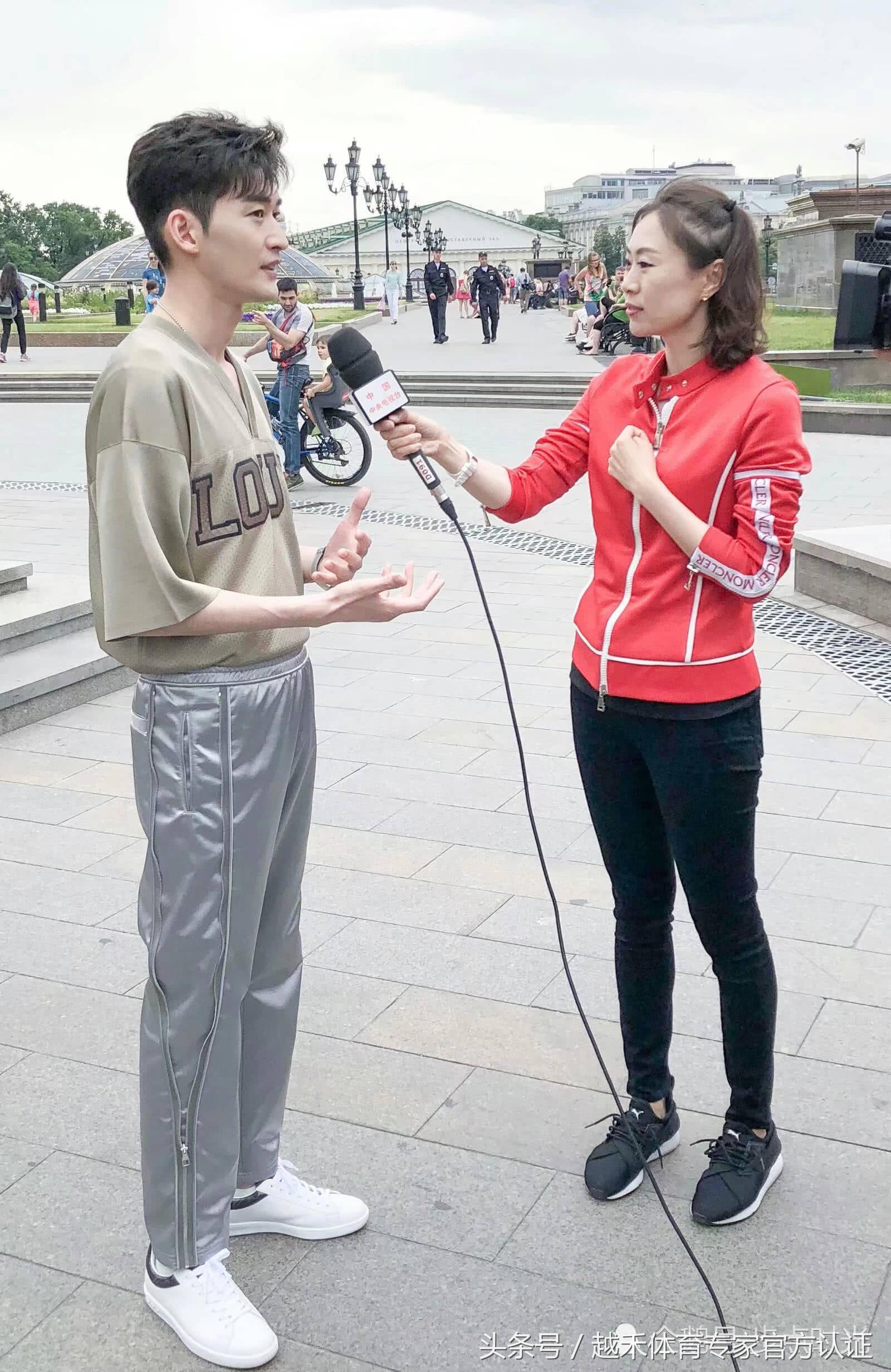 张翰俄罗斯比赛,世界杯俄罗斯街头采访中国