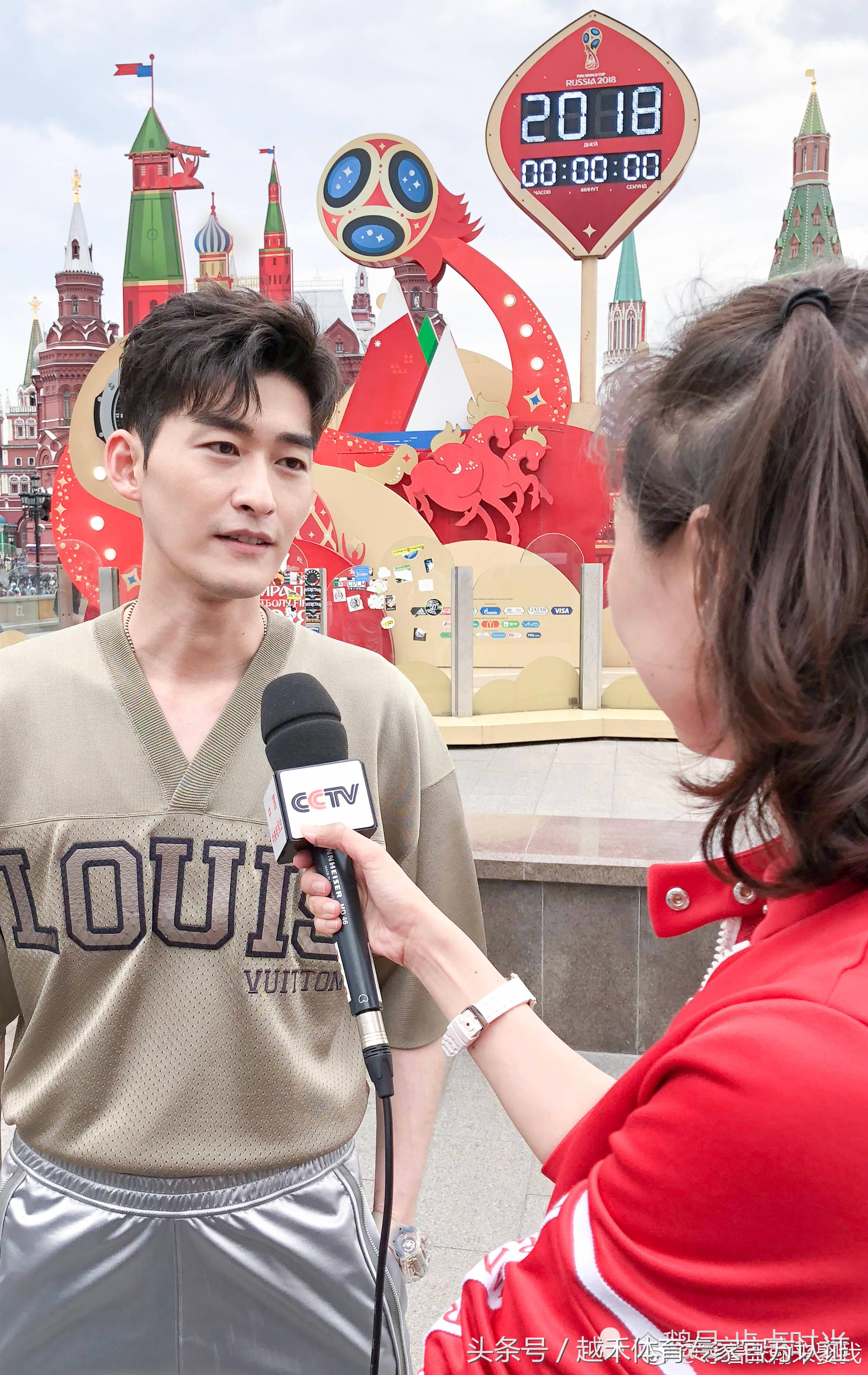张翰俄罗斯比赛,世界杯俄罗斯街头采访中国