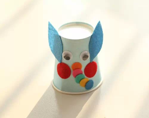 幼儿园手工饮料瓶纸箱一次性纸杯,幼儿园纸杯手工制作大全图片步骤