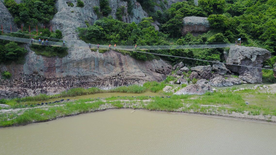 松兰山飞拉达,漫步象山松兰山
