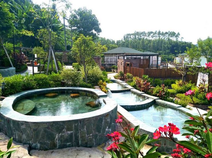 清远大角禾场生态温泉民宿,清远止林温泉度假民宿