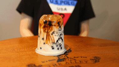 鹿角巷送礼物,鹿角巷送奶茶