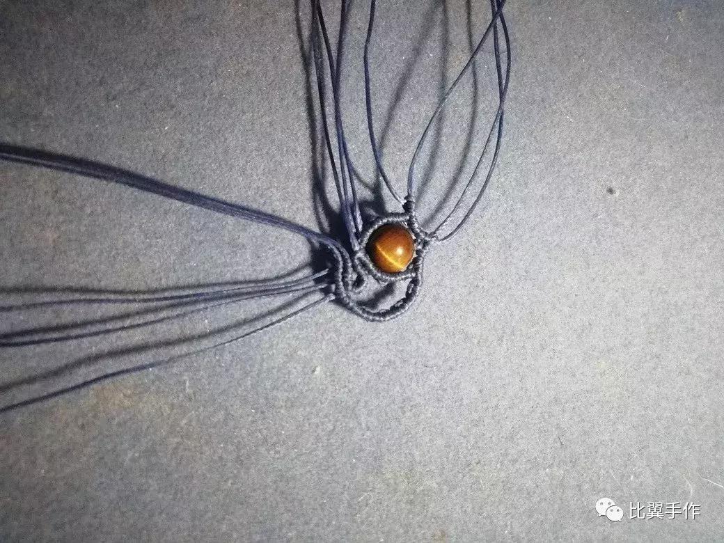 妡——有孔吊坠编制（比翼手作）