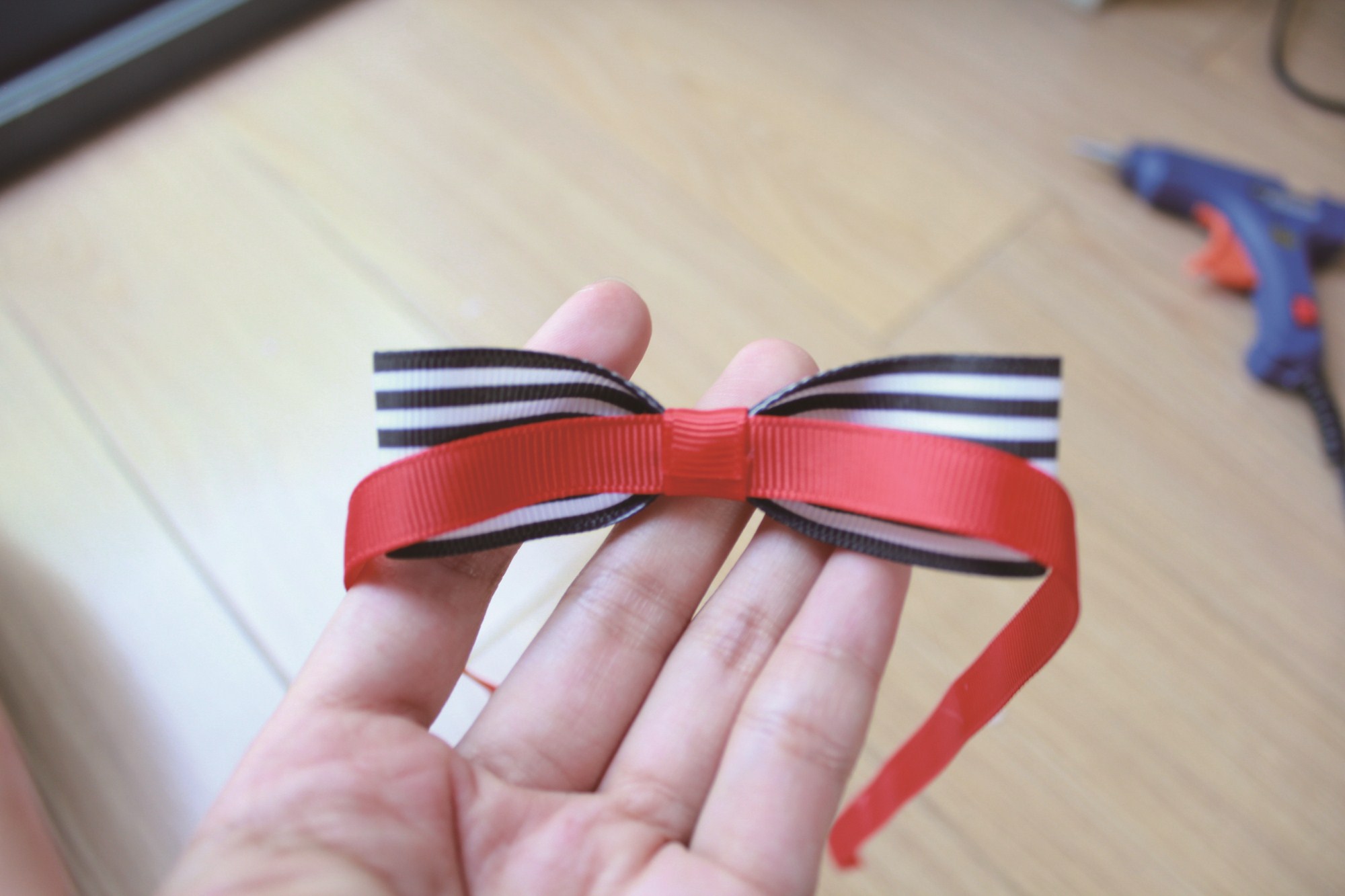 小朋友手工领结,diy手工领结