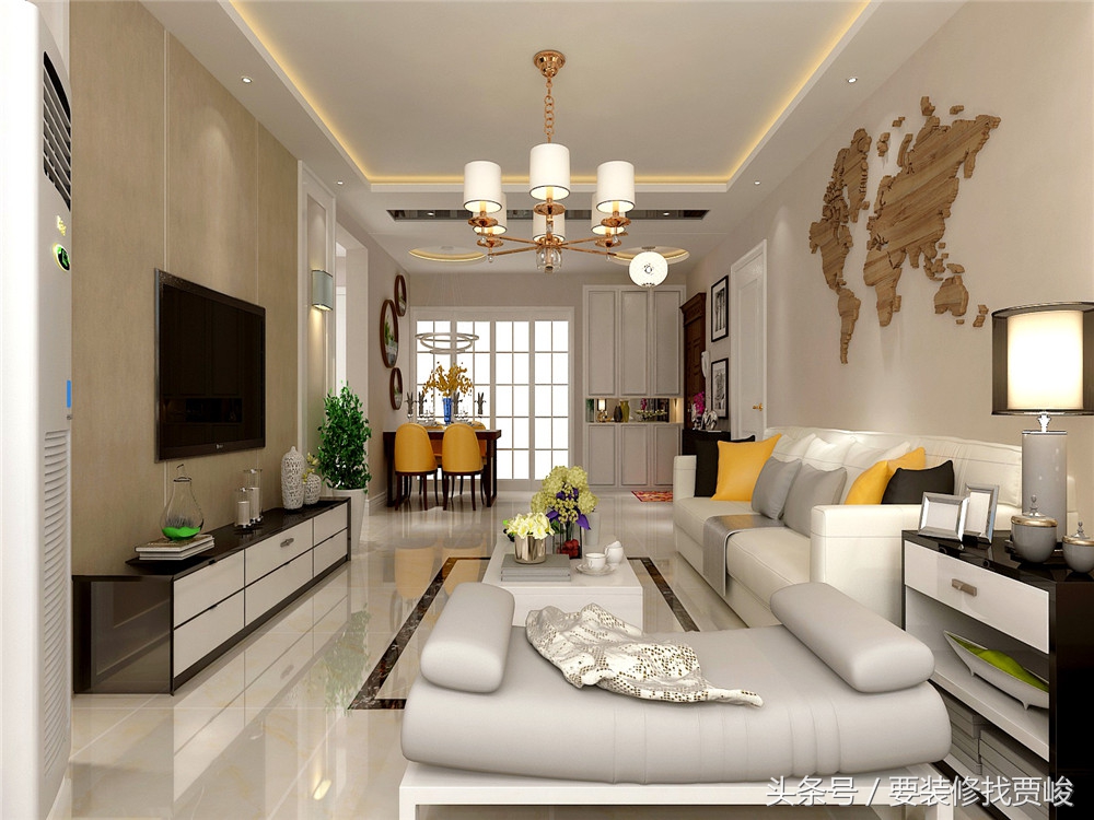 140平方复式原木新中式装修风格,115平米的现代简约装修风格图片