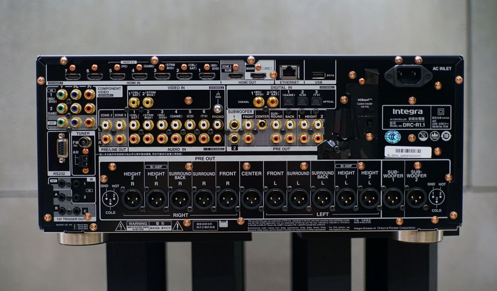 原来并没有对应的安桥！Integra旗舰前级DRC-R1.1简单点评