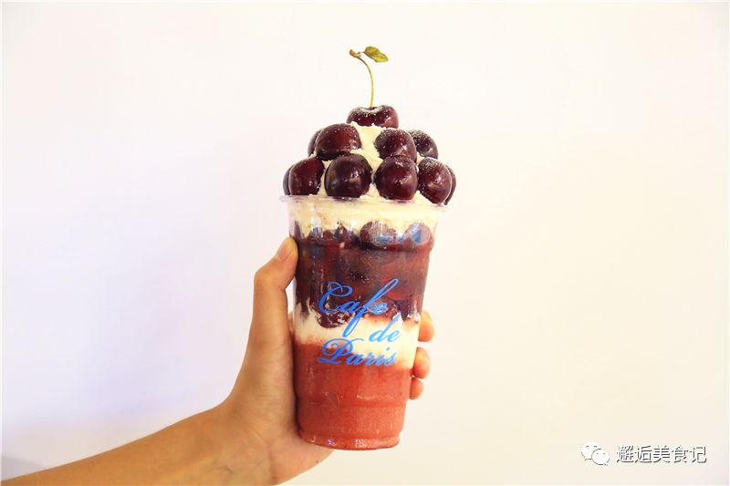 巨型水果杯,韩国街边水果杯