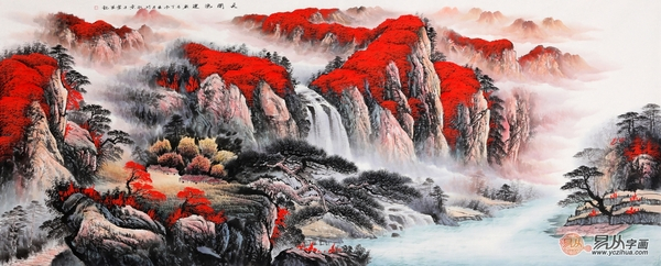 画家王宁山水,王宁山水画