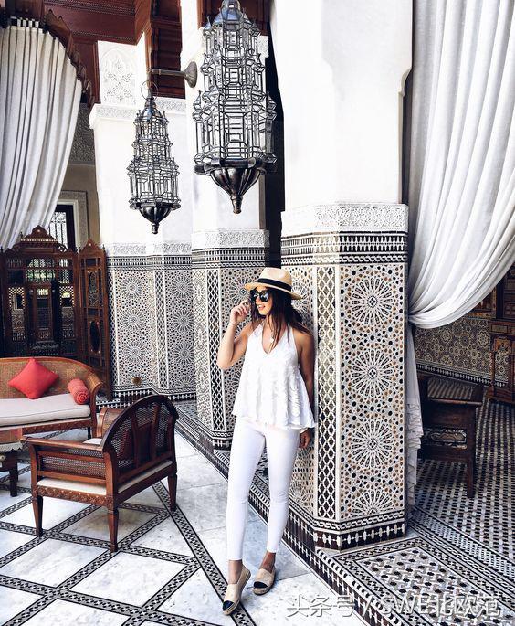 摩洛哥元素：欧洲网红的“韩式平眉”