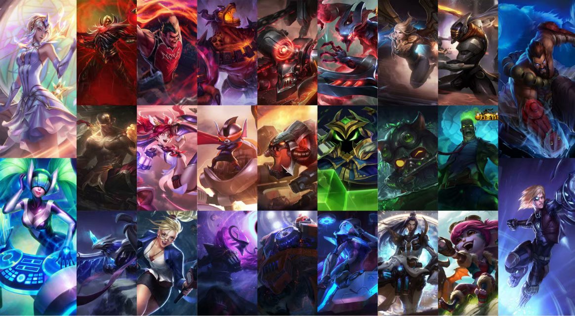 lol各系列最值得入手的皮肤,lolt1级别皮肤有哪些