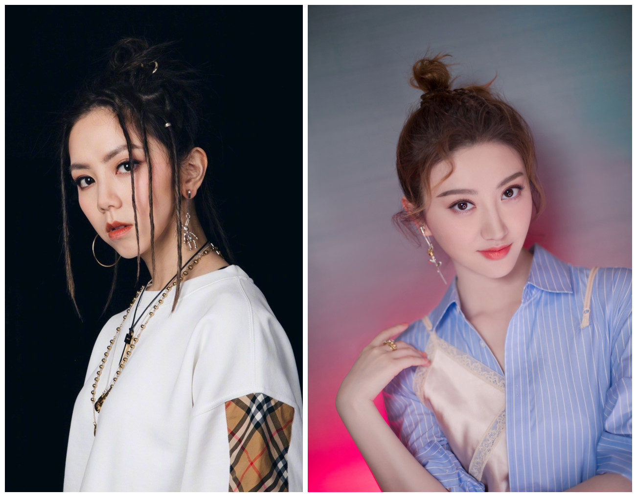 王菲回形针耳环,王菲回形针