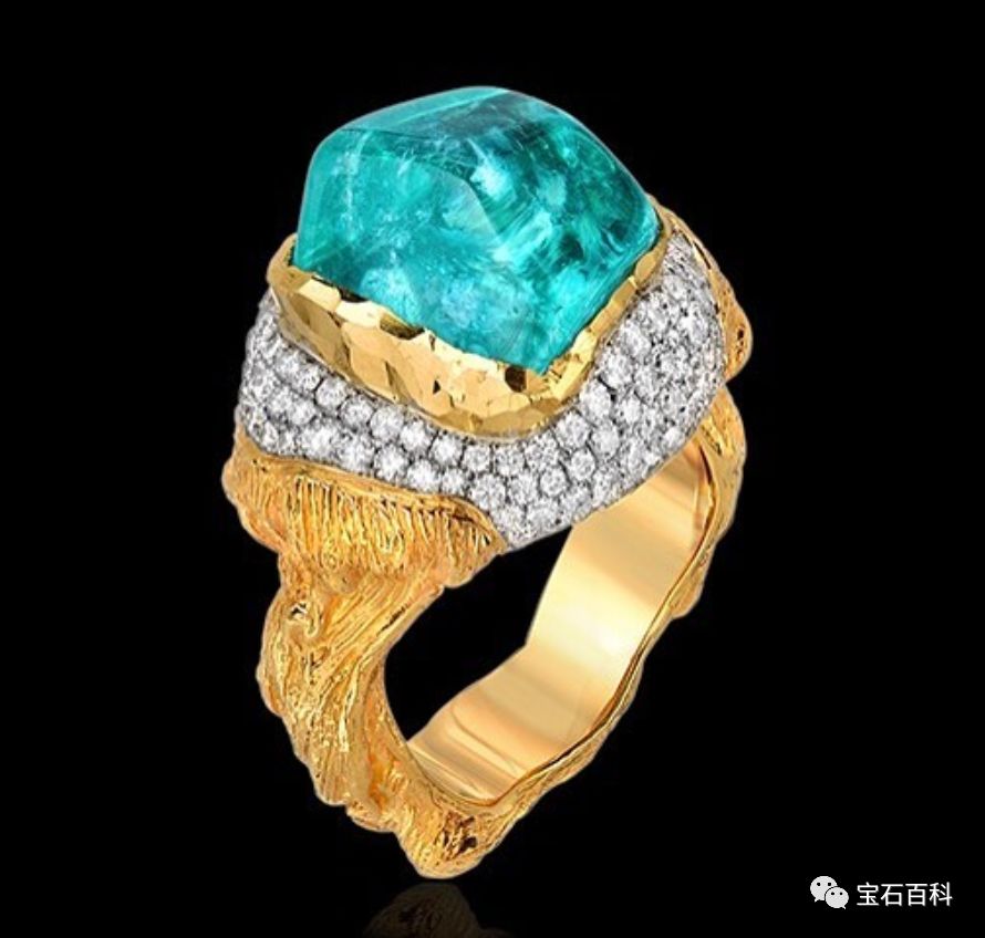 帕拉伊巴碧玺10克拉,帕拉伊巴碧玺猫眼