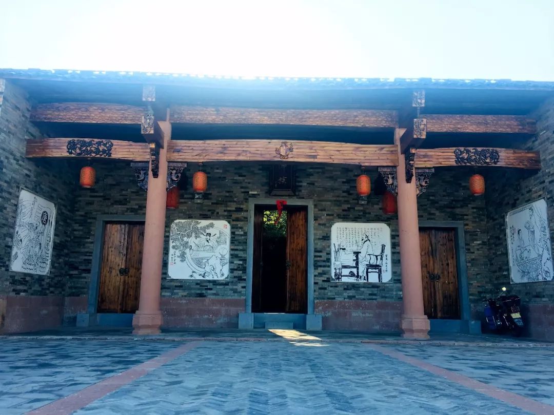 千年山中古村风景,千年香樟百年古村